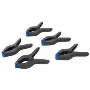 Image of Silverline - Spring Clamps 5pk - 170mm Length / 70mm Jaw
