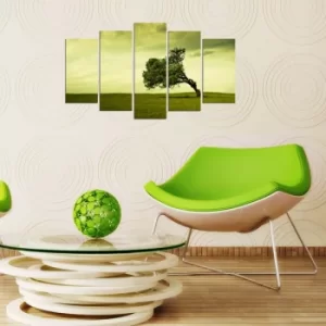 Image of 5PMX-060 Multicolor Decorative MDF Painting (5 Pieces)