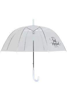 Image of Just Married Dome Umbrella