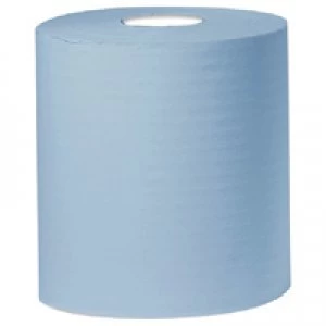 Image of 2Work Blue 2 PlyCentrefeed Roll 150 Metres Pack of 6 KF03805