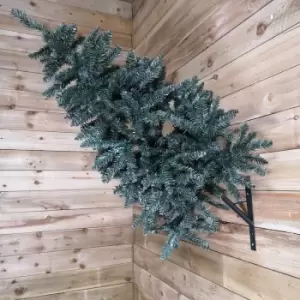 Image of Premier Decorations Ltd - 90cm Indoor Wall Mounted Christmas Tree with Wrapped Branches pvc with Bracket