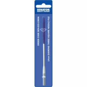 Image of 140MM (5.5") Three Square Diamond Needle File Medium