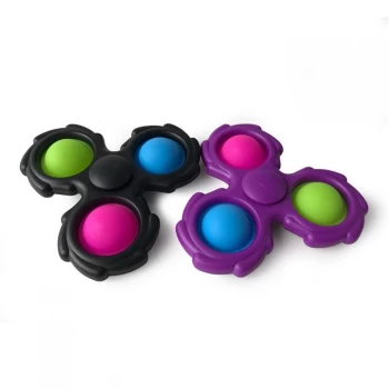 Image of HGL Push Popper Fidget Spinner - Asst