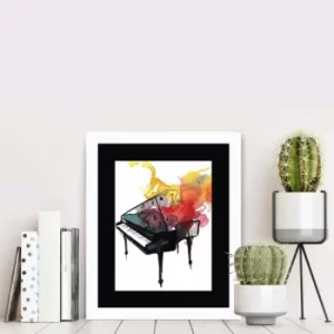 Image of BCT-055 Multicolor Decorative Framed MDF Painting