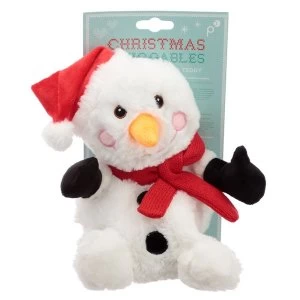 Image of Plush Christmas Snowman Heat Pack