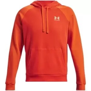 Image of Under Armour Fleece Colour Block Hoodie Mens - Orange