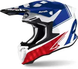 Image of Airoh Twist 2.0 Tech Motocross Helmet, blue Size M blue, Size M