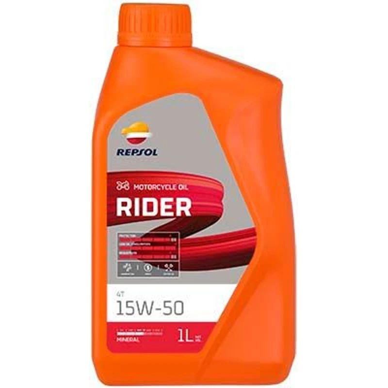 Image of REPSOL RPP2130RHC Engine oil RIDER 4T 15W-50 Capacity: 1l Engine Oil (1862)