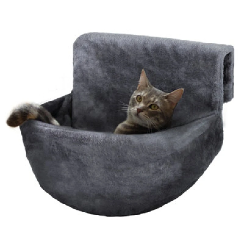 Image of Petlicity Deluxe Radiator Cat Bed - Grey Grey