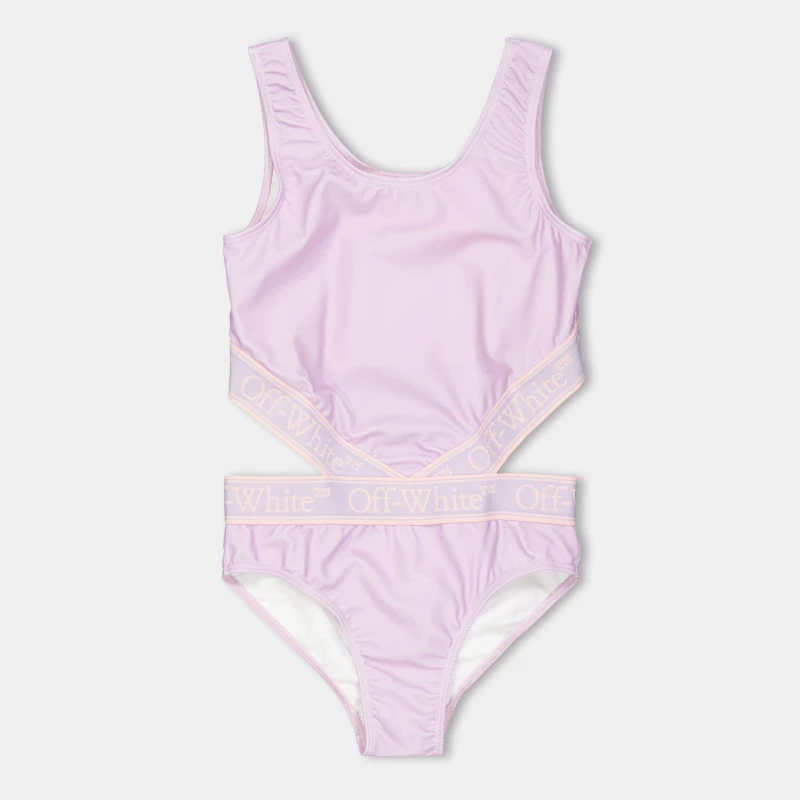 Image of Off White Kids One Piece Swimsuit Lilac/Pink female 8Y