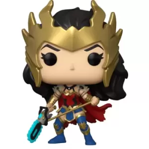Image of PX Previews DC Comics Wonder Woman 80th Death Metal EXC Pop! Vinyl Figure