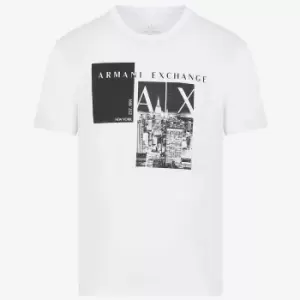 Image of Armani Exchange Pima Graphic Cotton T-Shirt - L