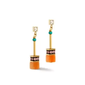 Image of GeoCUBE Iconic Nature Dopamine Chain Earrings 3035/21-1582