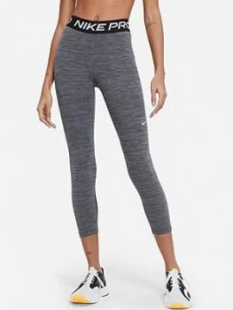 Image of Nike Pro Training 365 Crop Leggings - Grey