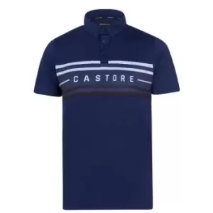 Image of CASTORE Golf Polo Shirt - Blue