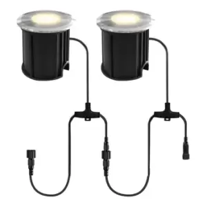 Image of Zink LAPIN 2 Light LED Recessed Deck Light Add-On Kit Black