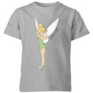 Image of Disney Tinker Bell Classic Kids T-Shirt - Grey - 3-4 Years