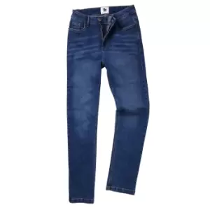 Image of AWDis So Denim Womens/Ladies Katy Straight Leg Jeans (8/L) (Mid Wash)