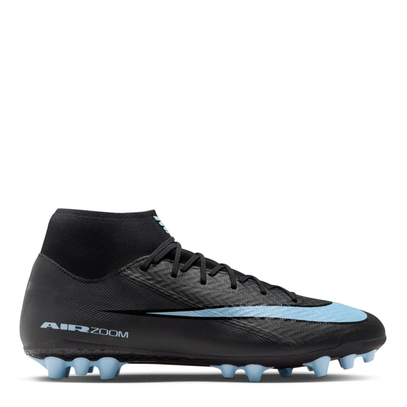 Image of Nike Mercurial Superfly 10 Academy Artificial Ground Football Boots Black/Blue male 7 (41)