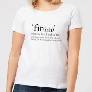 Image of Fit (ish) Womens T-Shirt - White - 3XL