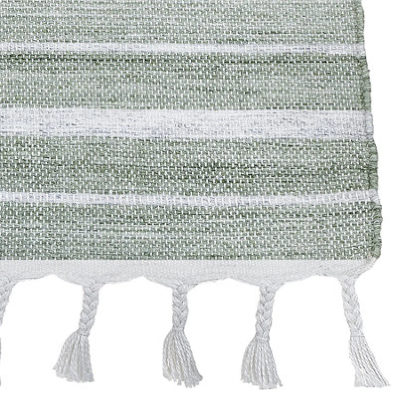 Image of Beliani Rug Bademli Dark Green 140 X 200 Cm