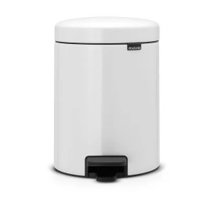 Image of Brabantia newIcon Sense of Luxury 5L Pedal Bin - Eternal White
