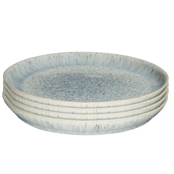 Image of Denby Halo Speckle Dinner Plate - Set of 4