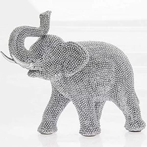 Image of Silver Art Elephant By Leonardo