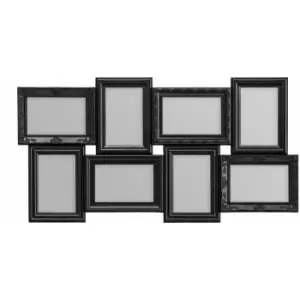 Image of VIintage Style Black 8 Photo Frame - Premier Housewares