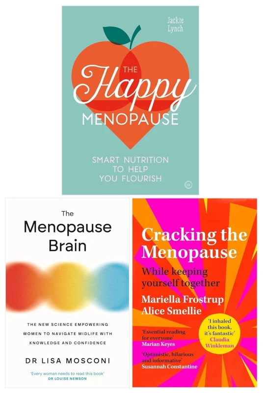 Image of Cracking The Menopause Lisa Mosconi 3 Book Collection Dr Lisa Mosconi Books
