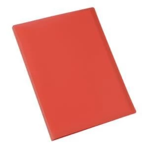 Image of 5 Star A4 Display Book Soft Cover Lightweight Polypropylene 20 Pockets Red