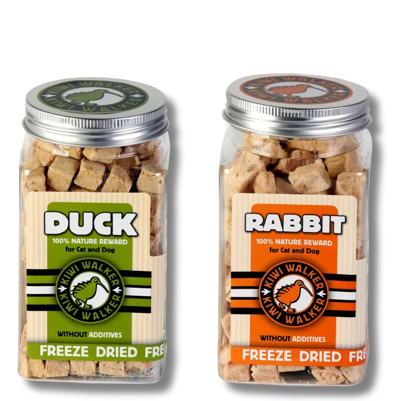 Image of Kiwi Walker Freeze Dried Duck And Rabbit Treats Multi unisex 372 / 373
