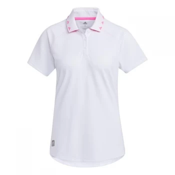 Image of adidas EQT Polo Shirt Ladies - White/Pink
