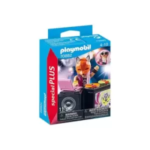 Image of Playmobil 70882 Special Plus DJ With Turntables Figure