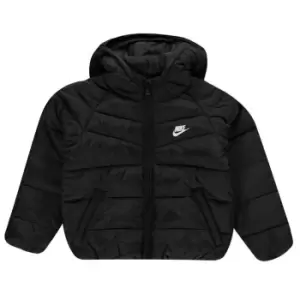 Image of Nike Hooded Jacket Boys - Black