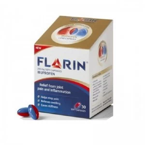 Image of Flarin 200mg Ibuprofen 30 Soft Capsules
