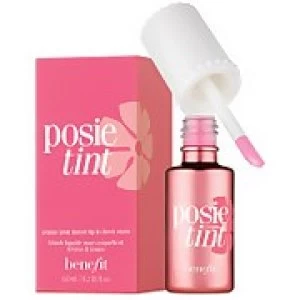 Image of benefit Posie Tint Poppy Pink Tinted Lip & Cheek Stain 6ml