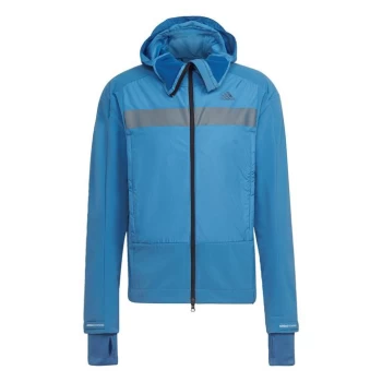 Image of adidas COLD. RDY Running Jacket Mens - Focus Blue / Focus Blue
