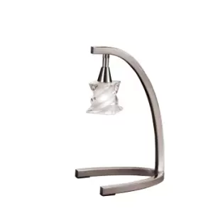 Image of Salomon Table Lamp 1 Light G9, Satin Nickel