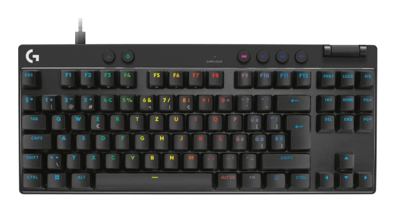 Image of Logitech G PRO X TKL Rapid keyboard Gaming USB QWERTZ Swiss Black