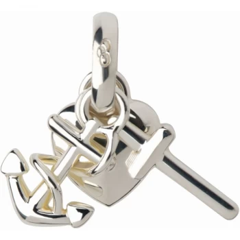 Image of Ladies Links Of London Sterling Silver Keepsakes Faith, Hope & Love Charm