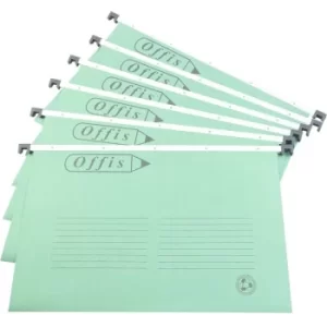 Image of Offis Suspension Files (Pack-50) Foolscap Green