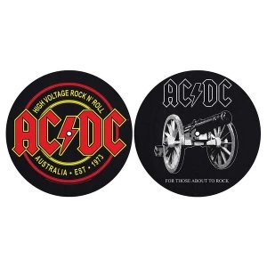 Image of AC/DC - For Those About To Rock/High Voltage Turntable Slipmat Set