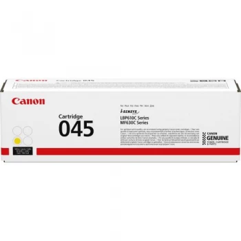 Image of Canon 045 Yellow Laser Toner Ink Cartridge
