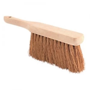 Image of Bentley Soft Bristle Wooden Handbrush Brown 11"