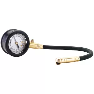 Image of Draper Tyre Pressure Gauge with Flexible Hose