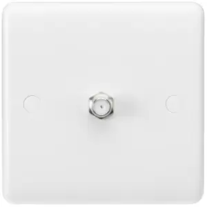 Image of MLA Knightsbridge Curved Edge Sat TV Outlet (Non-Isolated) - CU0150