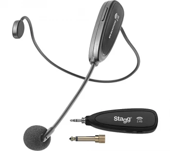 Image of STAGG Wireless Headset Microphone - Black
