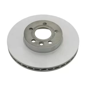 Image of Brake Disc 26118 by Febi Bilstein Front Axle 1 Single
