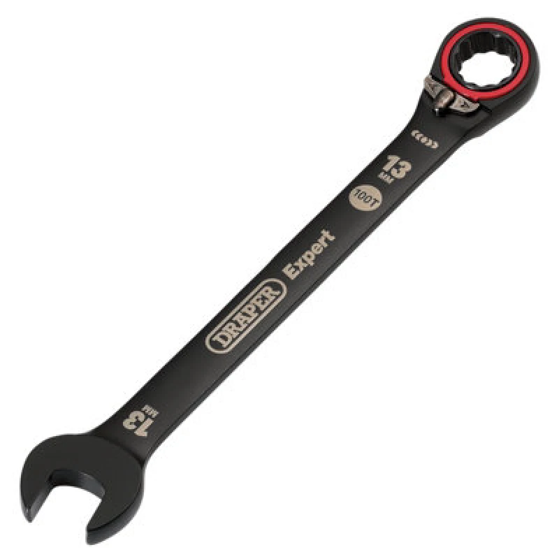 Image of Draper Expert Hi Torq Reversible Ratchet Combination Spanner 03903 Size: 13mm